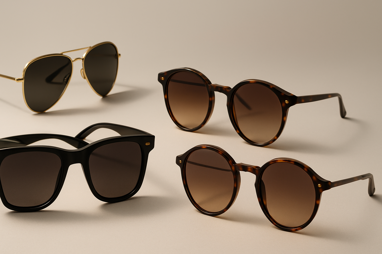 create a banner image of sunglasses for inner page banner