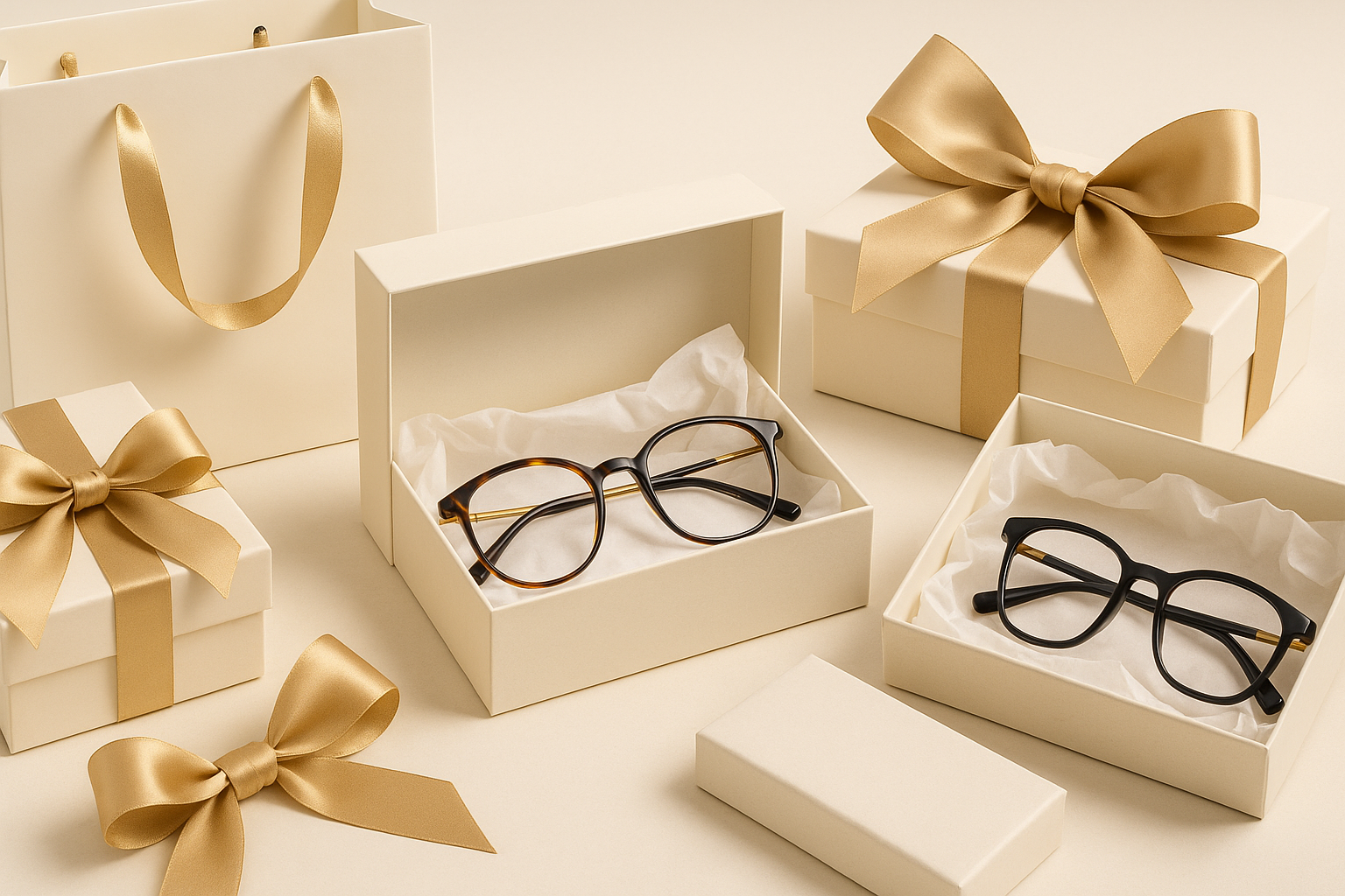 Create banner image for page gift packaging